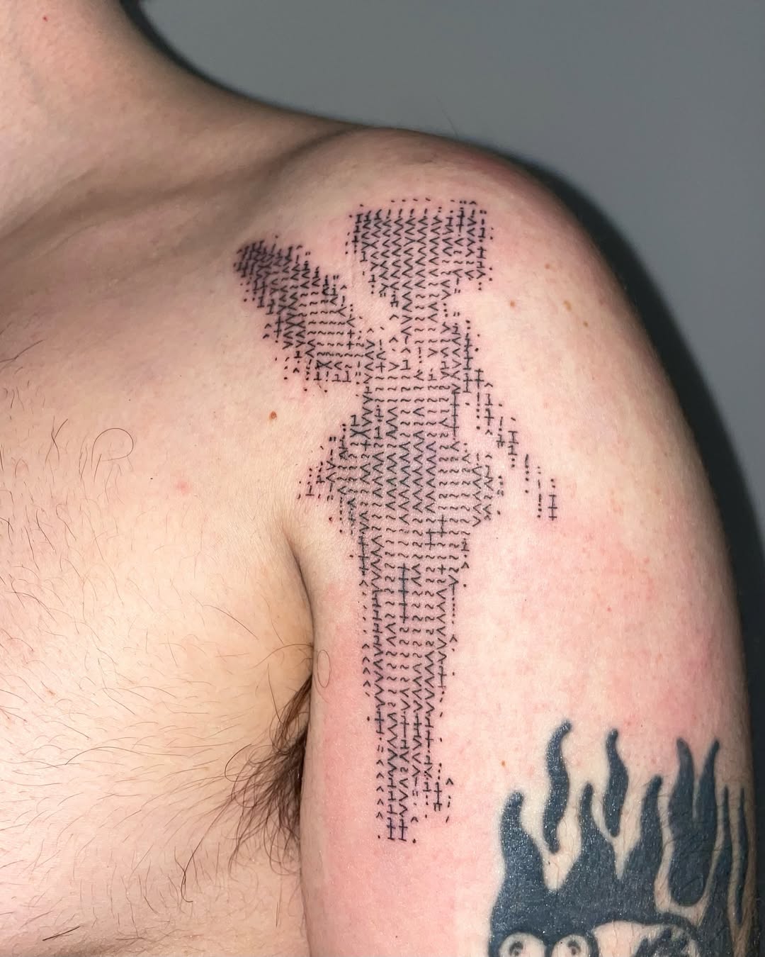 Tatouage ascii fée