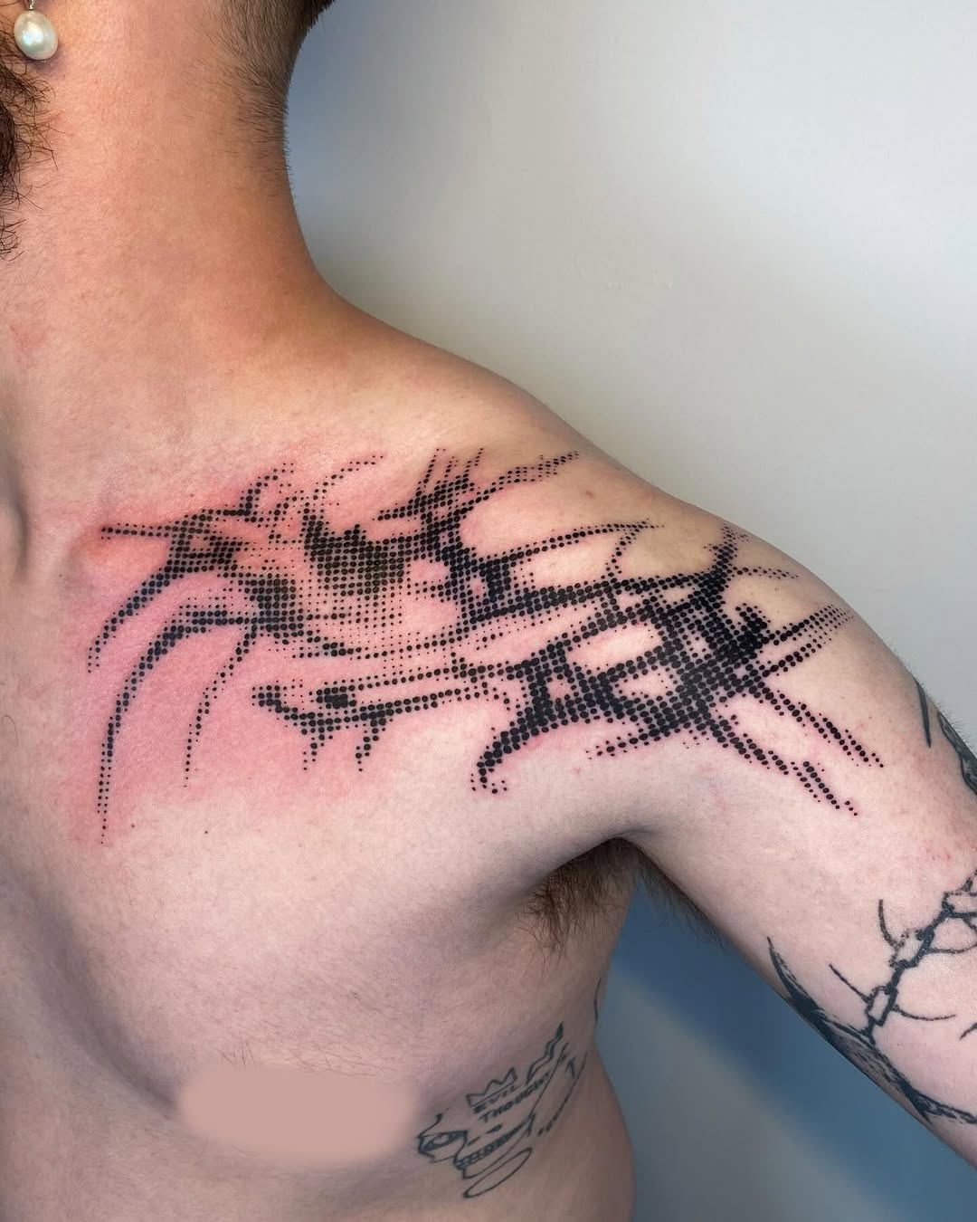 Tatouage halftone 