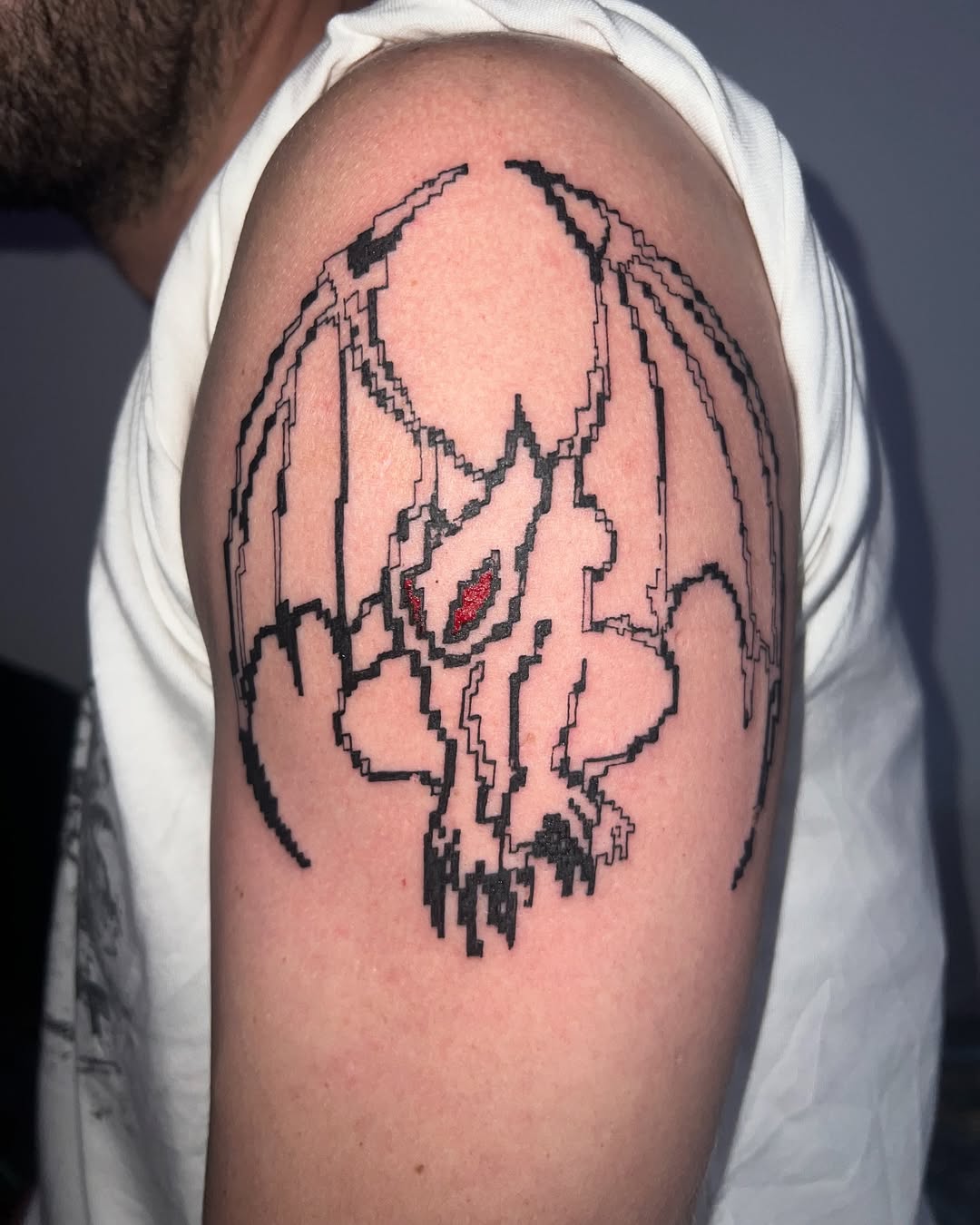 Tatouage  pixel yapatattoo 